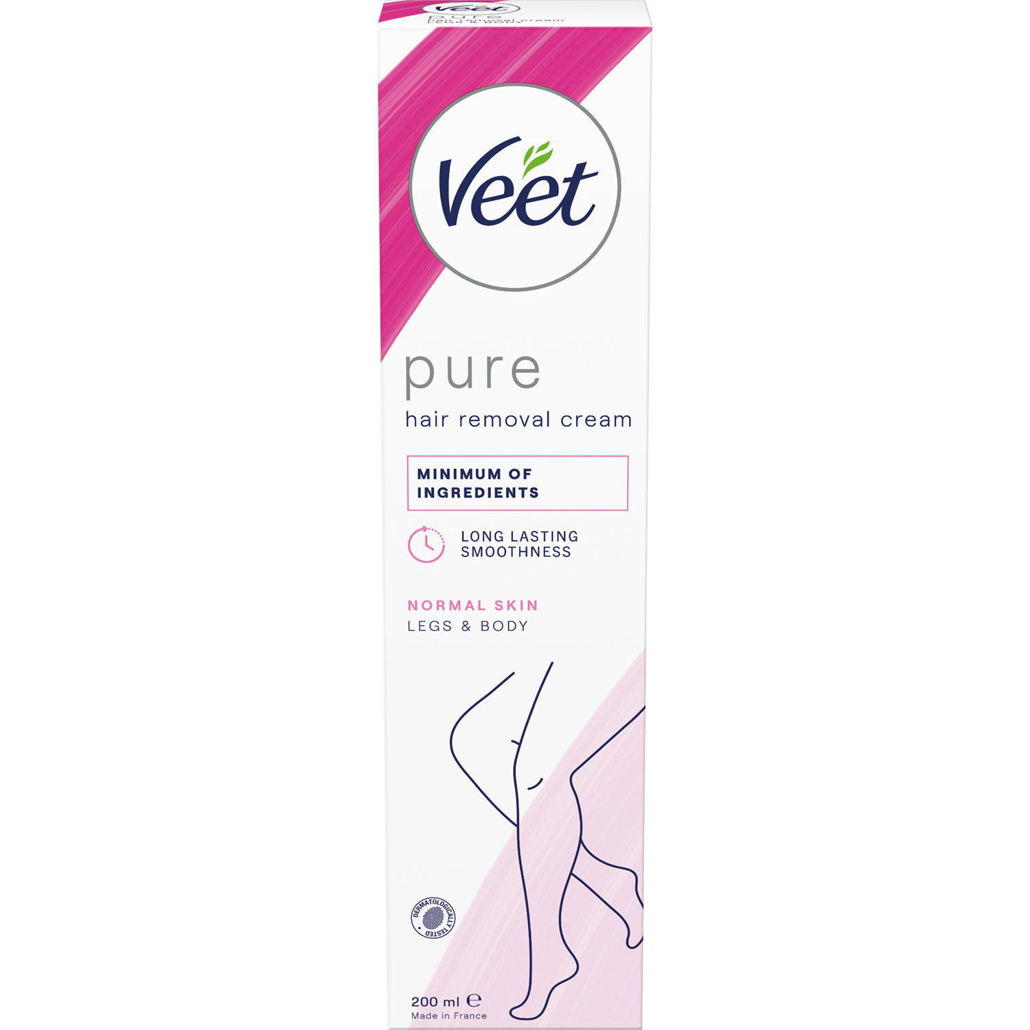 Veet Pure Hair Removal Cream Normal Skin Body & Legs